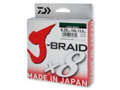 Daiwa J-Braid X8 0.28mm 26,5kg 300m D. Green