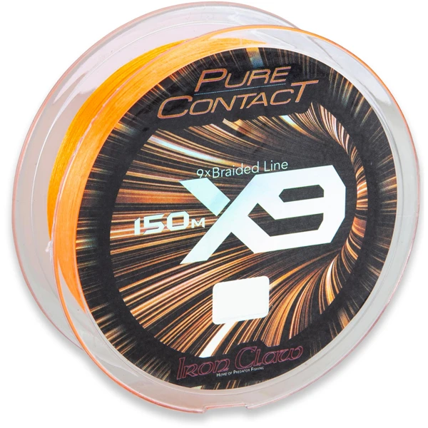 Iron Claw X9 Braid 150 Mtr Orange 0,18mm 1 Iron Claw X9 Braid 150 Mtr Orange 0,18mm