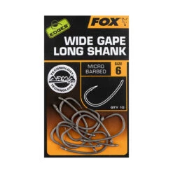 Fox Edges Armapoint Super Wide Gape Long Shank Karper Haak #5 (10 Stuks) -TackleXpert Winkel 1168ab8a2b92eced