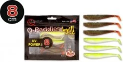 Quantum Q-Paddler Power Packs UV Power Mix 8cm 3,5gr Magic Motoroil + Citrus Shad Krill