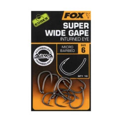 Fox Edges Armapoint Super Wide Gape Inturned Eye Karper Haak #4 (10 Stuks) -TackleXpert Winkel 25f032a97d9a0603