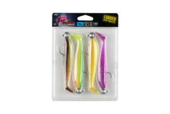 Fox Rage Zander Pro Shad Mixed UV Colour Pack Loaded 7,5cm + 5g (4pcs)