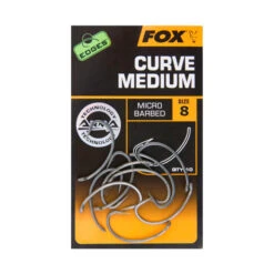 Fox Edges Curve Shank Medium 8 Micro Barbed