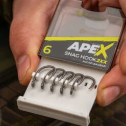 RidgeMonkey Ape-X Snag Hook 2XX Barbed 6 -TackleXpert Winkel 3aa1d4d2ce4ab32e