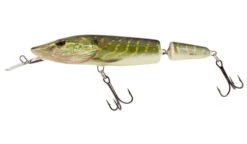 Salmo Jointed Pike Deep Runner Plug Real Pike 11cm