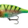 Fox Rage Hitcher Jerk & Twitch Lipless 8cm 20gr Sinking 0-2,1m UV Sun Tiger (met Ratels)