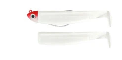 Fiiish Black Minnow Combo Shore No.3 Red Jighead&White Body