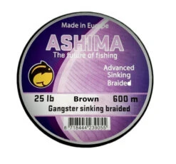 Ashima Gangster 25lbs 8 Braid Sink Brown 600m