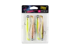 Fox Rage Slick Shad Mixed UV Colour Pack Loaded 7cm + 5g (4pcs)