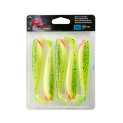 Fox Rage Zander Pro Shad Lemon Tiger Ultra UV Packs 10cm 5pcs