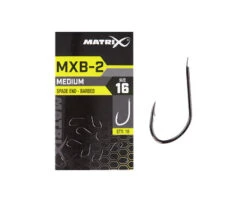 Matrix MXB-2 Barbed Spade End Black Nickel (10st) Maat 16 -TackleXpert Winkel a8c62586f05a9d12