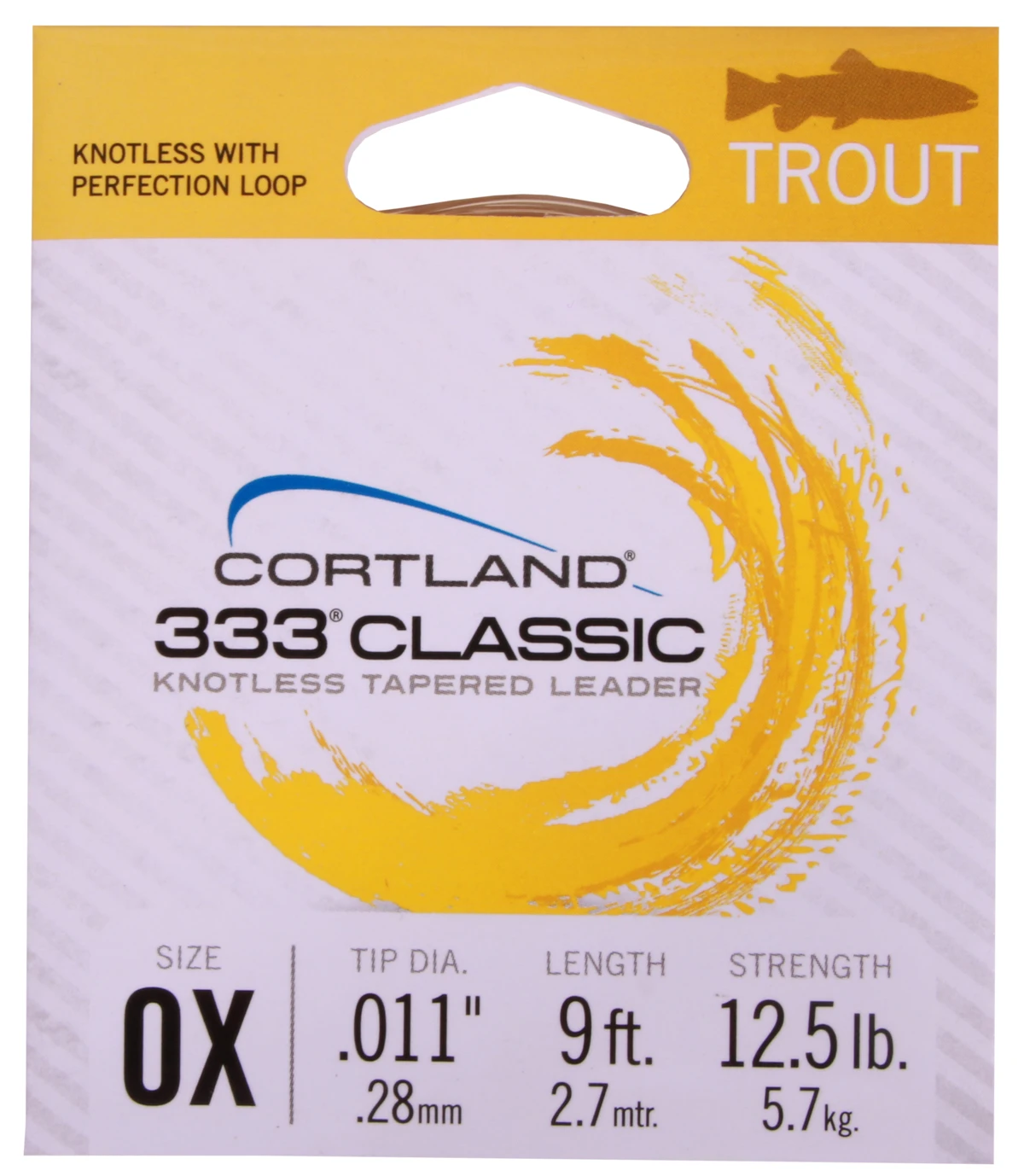 Cortland 333 Classic Tapered Leader 5X 1 Cortland 333 Classic Tapered Leader 5X