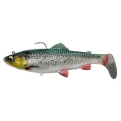 Savage Gear 4D Trout Rattle Shad 17cm 80gr Medium Sinking Green Silver