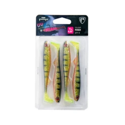 Fox Rage Slick Shad Perch Ultra UV Packs 13cm 4pcs