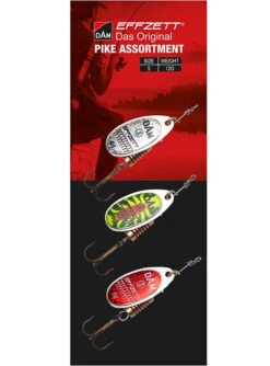 Effzett Assortment 4Pcs Spinner #3 12gr Sinking Zander -TackleXpert Winkel c547e85566cdb79f