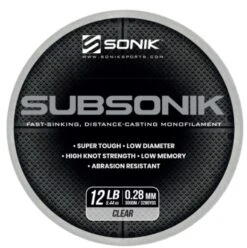 Sonik Subsonik Clear 0,38mm/22lb (3000m)