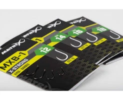 Matrix MXB-1 Barbed Eyed Black Nickel (10st) Maat 12 -TackleXpert Winkel d8af73ea89444423