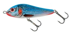 Salmo Rattlin' Slider 8cm Sinking Bleeding Blue Shad (met Ratels)